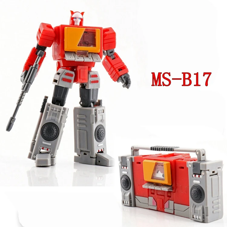 Магический квадрат MS-Toys трансформация MS-B16 MS B16 режим Huffer мини Walkman карманная Военная фигурка робот игрушки подарок - Цвет: MS-B17 (9.7cm)