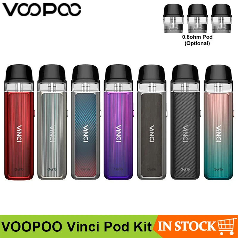 Оригинальный комплект VOOPOO Vinci аккумулятор 800 мАч набор картриджей 2 мл Ом VS Uwell Aeglos