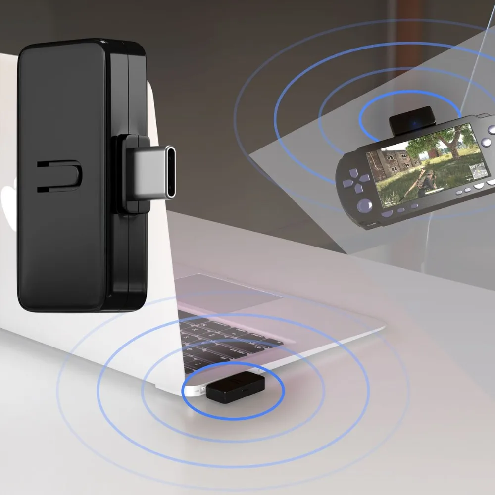 Bluetooth аудио адаптер TYPE-C интерфейс luetooth 4,2 передатчик для ПК/PS4/N-Switch беспроводной музыкальный аудио передатчик PD 2,0