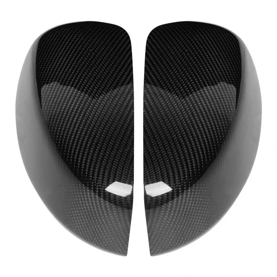 

2pcs Rear View Mirror Cover Trim Carbon Fiber Fit for Nissan 370Z 2008-On car styling mirror cover