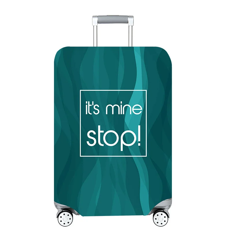 Эластичный багажный Защитный чехол для 18-32 ''чемодан дорожная сумка на колесиках чехол моющийся багажный чехол - Цвет: Green