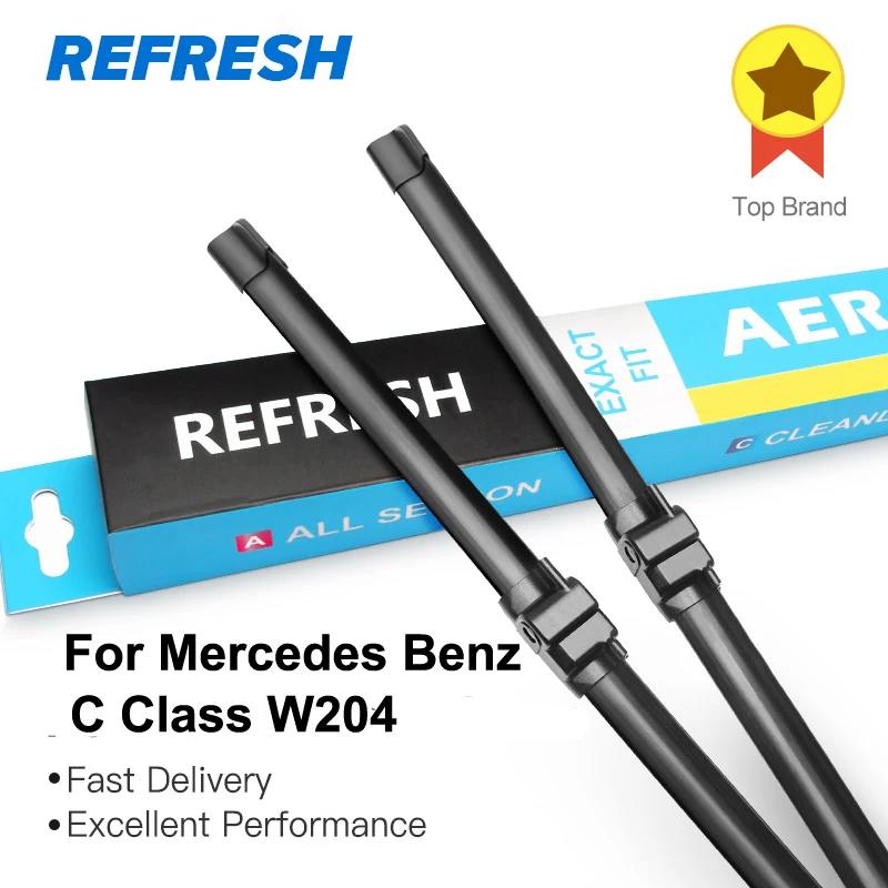 Щетки стеклоочистителя REFRESH для Mercedes Benz C Class W204 C160 C180 C200 C230 C240 C250 C270 C280 C320 C350 C400 C450 AMG