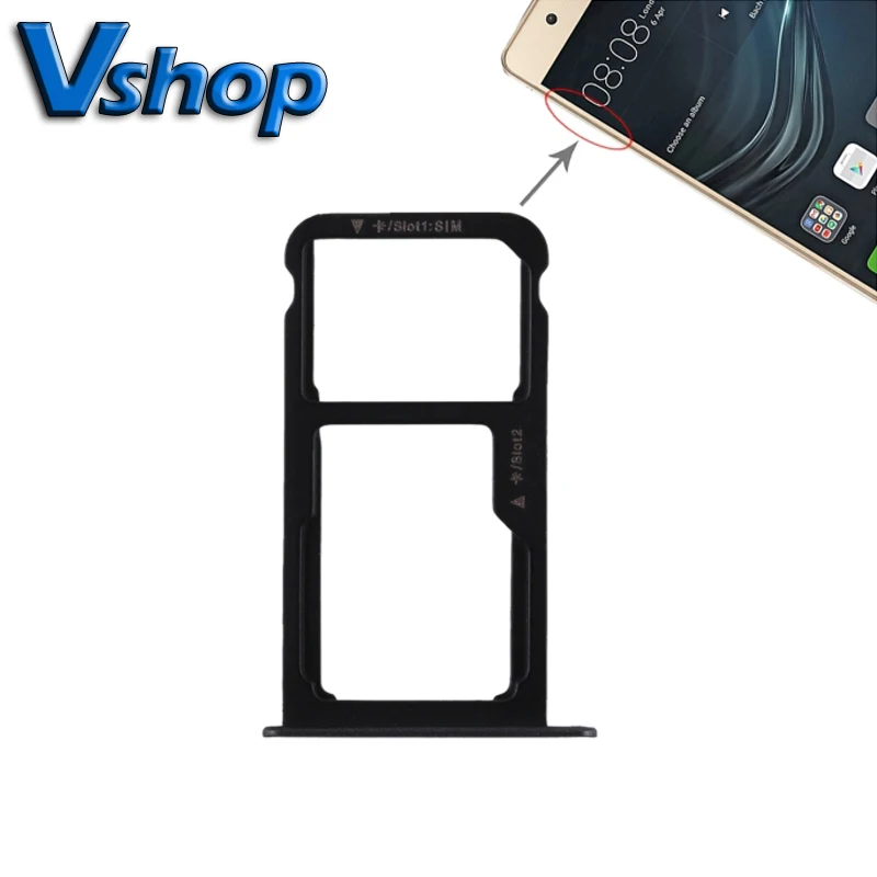 dinsdag Vochtig Ideaal SIM Card Tray+SIM Card Tray/Micro SD Card for Huawei P9 Lite Mobile Phone  SIM Card Socket Replacement Parts|SIM Card Adapters| - AliExpress