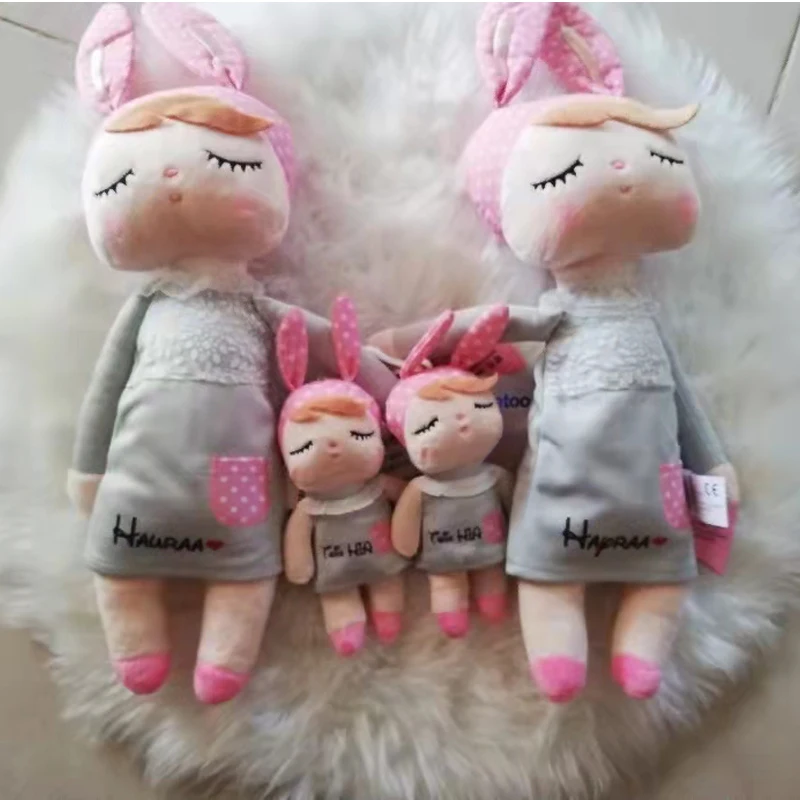 Personalise Metoo Angela Dolls Kit Kawaii Stuffed Rabbit Toys For Kids Soft Plush Toy Christmas Birthday Gift with name
