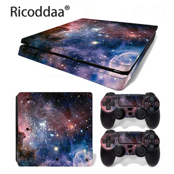 

New Arrival For PS4 Slim Skin Sticker For PlayStation 4 Console and Controllers For PS4 Slim Gamepad Controller Sticker Decal