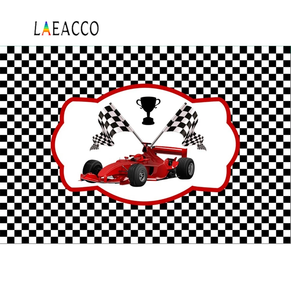 Laeacco Arriere Plan Pour Photographie De Portrait D Enfants Drapeau De Voiture Ferrari Fete D Anniversaire Pour Seance Photo Studio Photo Aliexpress