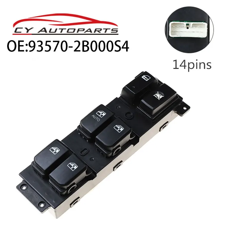 

Новый переключатель стеклоподъемника для Hyundai Santa Fe CM 2007-2011, 93570-2B000S4, 935702B000S4, 93570-2B030S4/83570-2B70054/371491-110