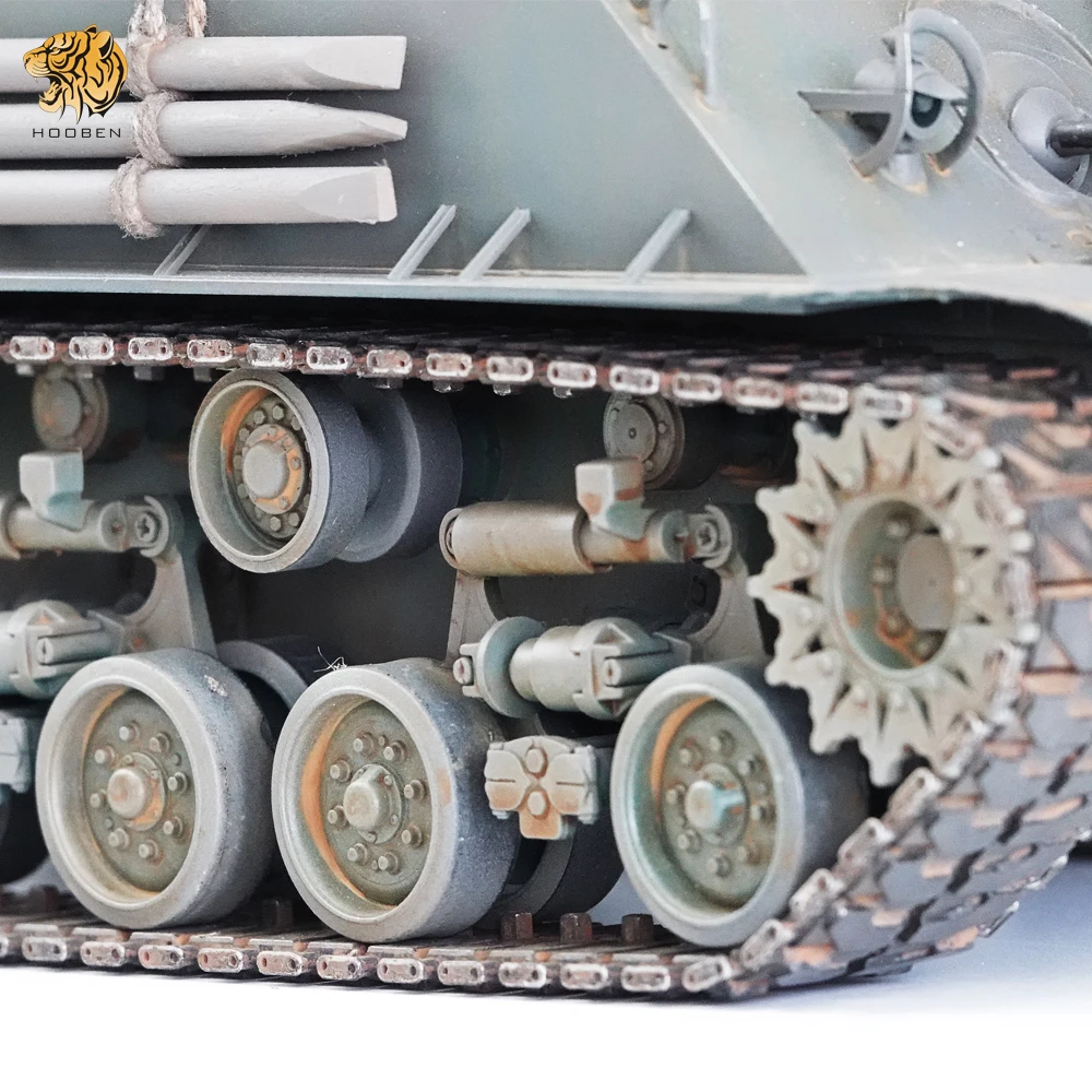HOOBEN 1/16 американский Средний Танк FURY M4A3E8(HVSS) Sherman Easy 8(E8) Eight 2 4G Радиоуправляемый