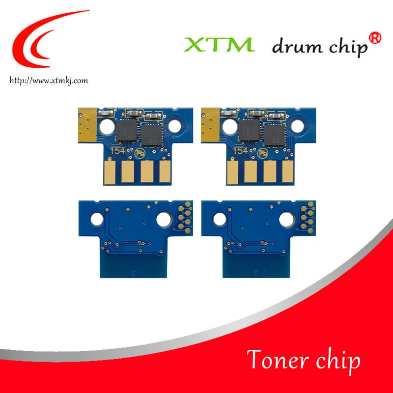 Тонер чип EUR 4K 3K 80C2HK0 80C2HC0 80C2HM0 80C2HY0 для лазерного принтера lexmark CX410E CX410DE CX410DTE CX510DE
