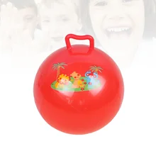 1PC dzieci zabawki edukacyjne dla dzieci nadmuchiwane Bounce skoki Hopper Hop Ball(25cm losowy kolor) tanie tanio MATERNITY CN (pochodzenie)