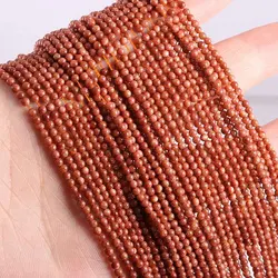 Wholesale Natural Stone Beads in Rose Quartz, Amethyst, and Agate for Jewelry Making and DIY Bracelet Crafting (Gold Sand Stone)