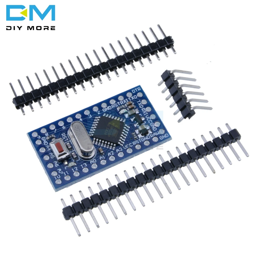 5 шт. Pro Mini Atmega328 Mini ATMEGA328P Mega328 5 в 16 м 16 МГц модуль для Arduino Nano с кристаллическим осциллятором Замена ATMEGA128