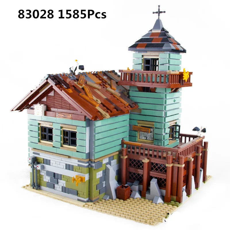 

KING 83028(16050) Genuine 2109Pcs MOC Series Set The Old Fishing Store Set Building Blocks Bricks 21310 Children Educational