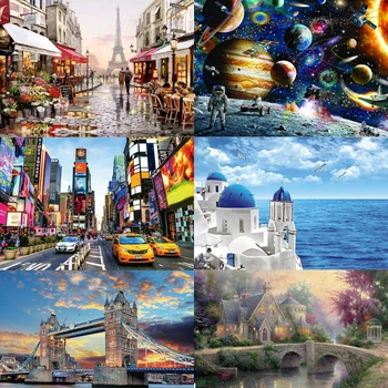 22 Styles New Jigsaw Puzzle 1000 Pieces For Adults Educational Game Toys Paper Adult Puzzles 1