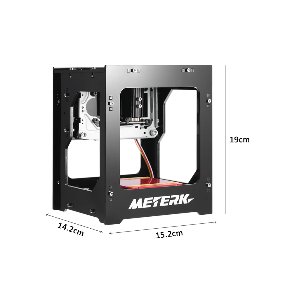 

Hot New Meterk Laser Engraving Machine Mini DIY Laser Cutter Wireless Print Engraver Bluetooth USB for PC Rapid Speed-3 Months W