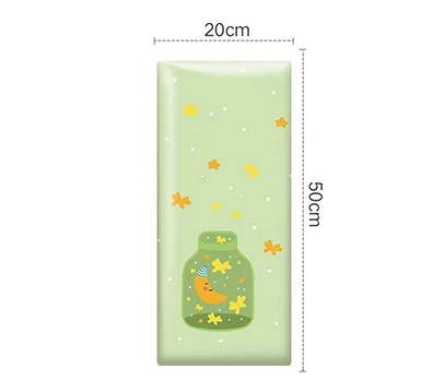 Pink bear children soft bag kindergarten anti-collision 3d wall stickers tatami surrounding baby background foam wall stickers - Цвет: L