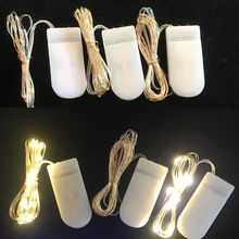 Luces Led Copper Wire Fairy Lights Battery Powered LED String Lights Party Wedding Indoor Christmas Decoration Garland Lights