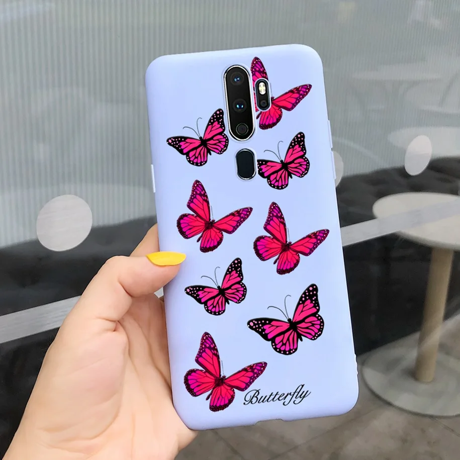 best case for oppo cell phone Silicone Case For OPPO A5 2020 Cover A9 2020 Phone Case Luxury Love Heart Matte Coque For OPPOA5 OPPOA9 A 5 A 9 2020 Soft Bumper a cases for oppo phones