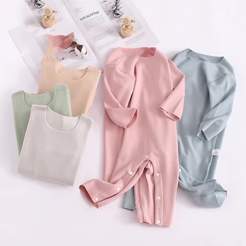 

Autumn Winter Infant Warm One-piece Home Romper Seamless Warm One-piece Romper Baby Romper