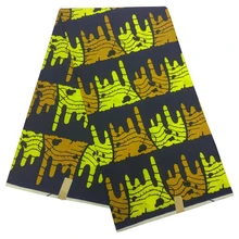 Африканская Анкара ткань высокого качества настоящий DIY воск печать ткань настоящий батик в африканском стиле настоящий голландский воск для платья