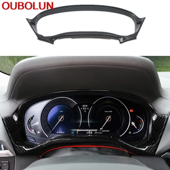 

OUBOLUN For BMW X3 G01 2018 2019 Dashboard Instrument Display Sequins Frame Sitcker Moulding Cover Trim Interior Accessories ABS