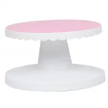 Пластиковая пластина для торта вращающаяся противоскользящая круглая подставка для торта украшение стола DIY инструмент для выпечки Кухонные аксессуары