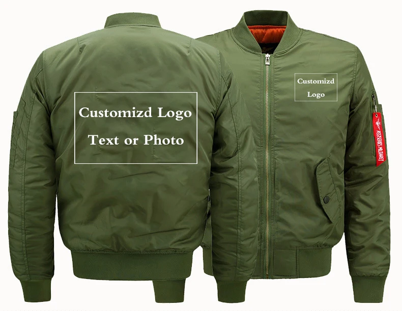 Customized-Ma1-Bomber-thin-thick-Jacket-2018-winter-jackets-Pilot-Outerwear-Men-Army-Green-Flight-Coat