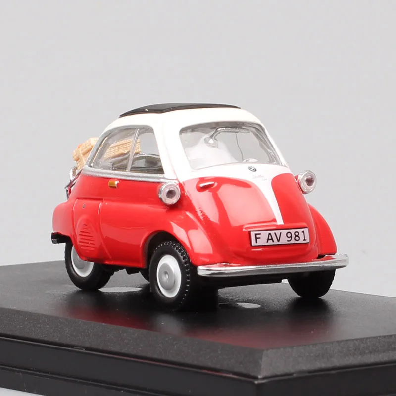 1:43 электронные весы старый ретро Cararama Isetta 250 пузырьковый автомобиль микрокар Diecasts& игрушки модели автомобилей детей 1955 акриловая коробка