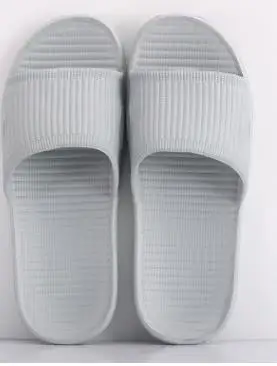 Light gray Мужские летние новые домашние тапочки скользкие легкие гостиничные туфли женские сандалии мягкая подошва и тапочки мужские - Цвет: Light gray