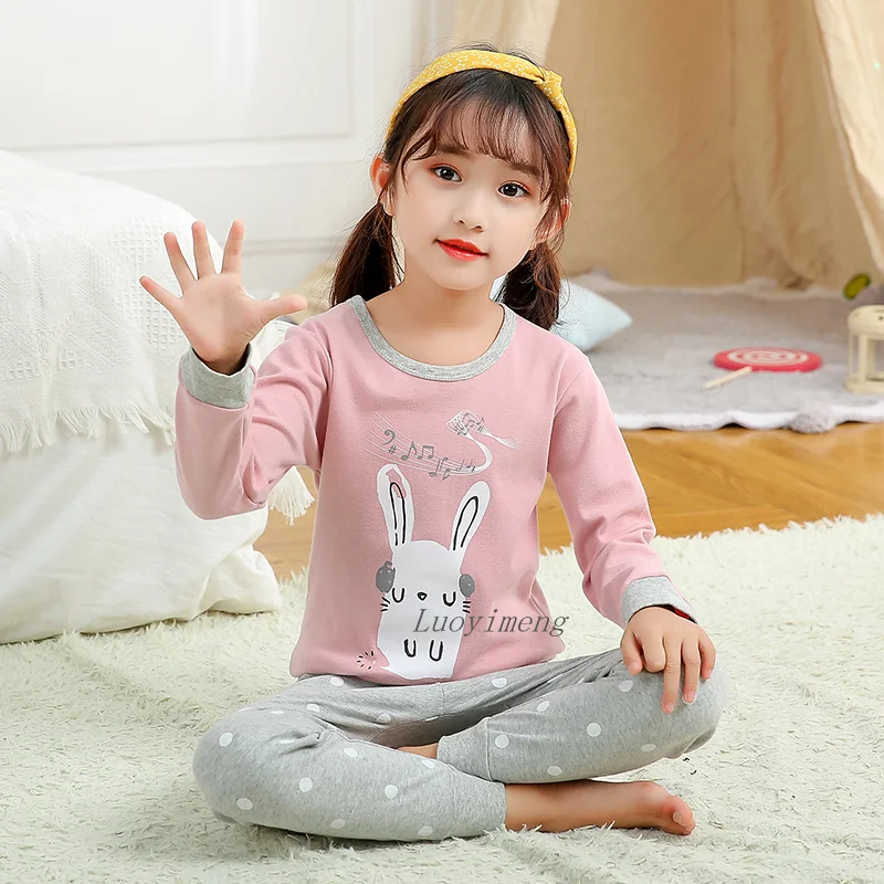 Pigiama unicorno per bambina set pigiama in cotone abiti per bambini  ragazza pigiameria per 2-8 anni abbigliamento per bambini vestiti per  ragazza