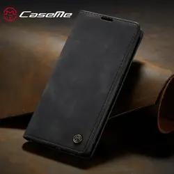 Premium Flip Magnetic Leather Wallet Phone Case Cover for A73 5G (Black)
