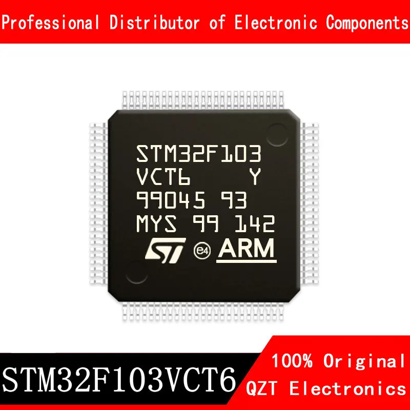 5pcs lot stm32f103rbt6 stm32f103 rbt6 32f103 lqfp 64 mcu chipset 100% new 5pcs/lot new original STM32F103VCT6 STM32F103VC STM32F103 LQFP-100 microcontroller MCU In Stock