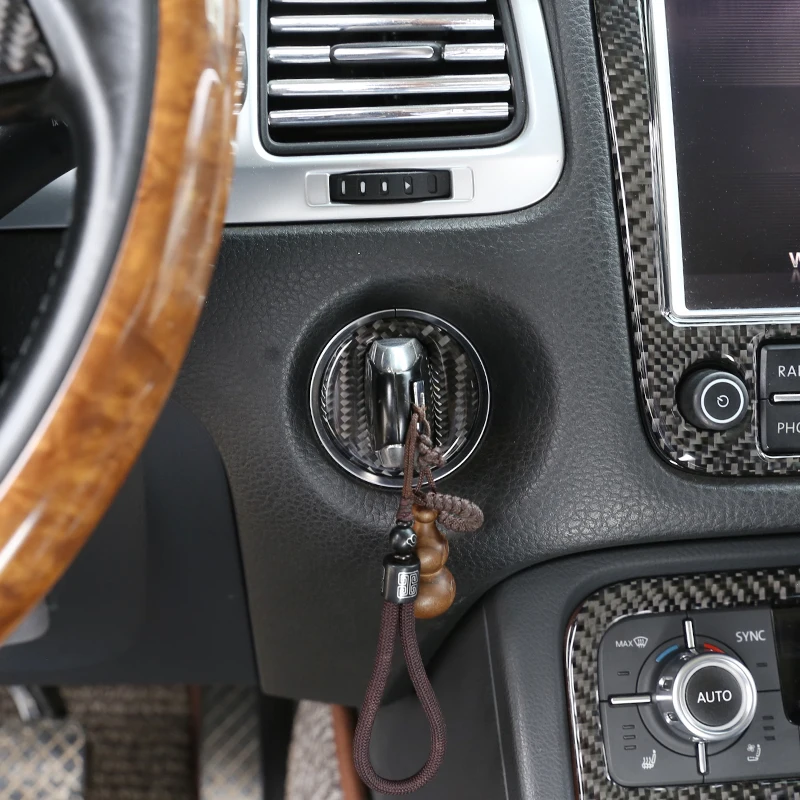 Внутренняя наклейка из углеродного волокна для Volkswagen Touareg 2011 2018 Rea Стайлинг