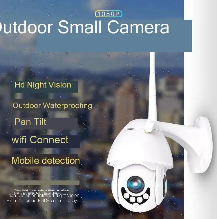 HD 1080P облако Беспроводной IP Камера Wi-Fi, интеллигентая (ый) автоматическое слежение за человека охранного видеонаблюдения для домашнего