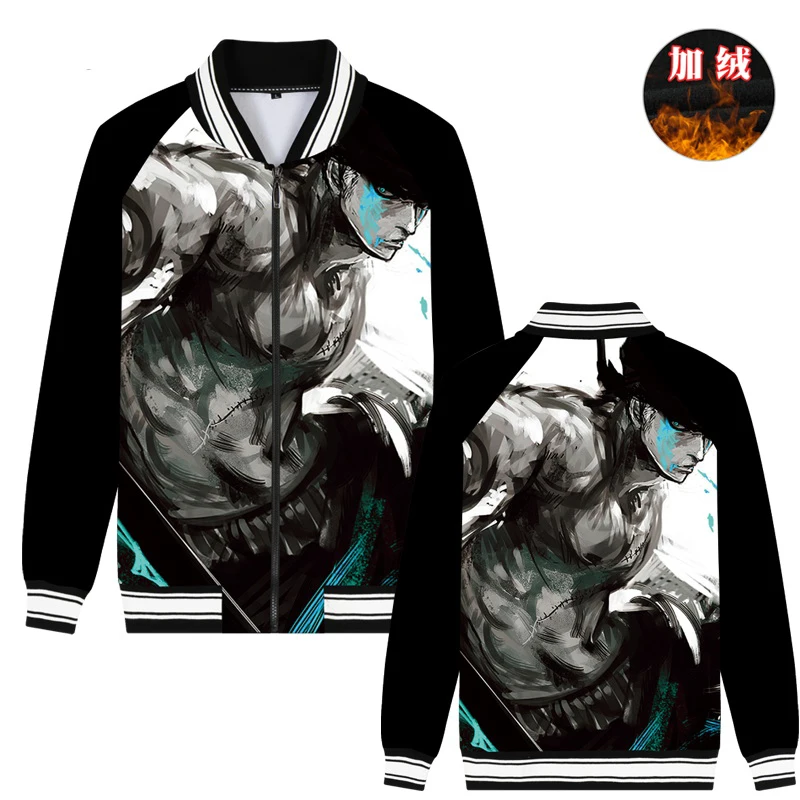 

One Piece Luffy Printed 2019（Spring Autumn）Fleece Casual Jacket Baseball Uniform coat