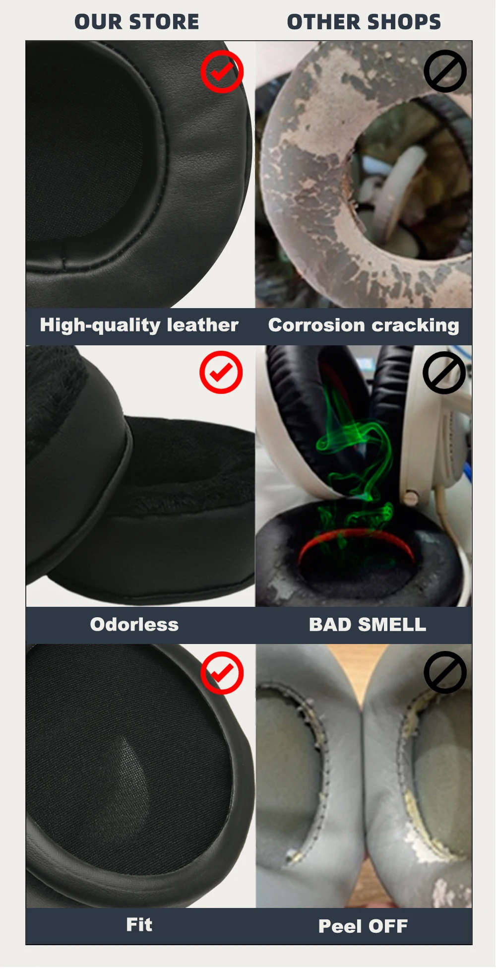 Substituição Ear Pads para Bluedio, Headset Peças,