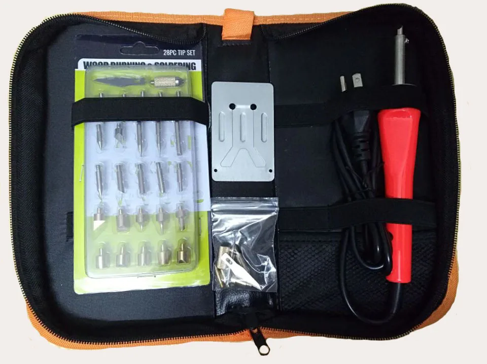 

Foreign Trade Carving Soldering Iron 37 Set Depiction Soldering Iron 37 Pieces Carving Soldering Iron Brush Kit with Kit