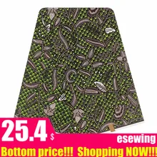 Новейший африканский блок восковой печати ткани и java дизайн, модный нигерийский Анкара хлопок воск ткань для женщин вечерние