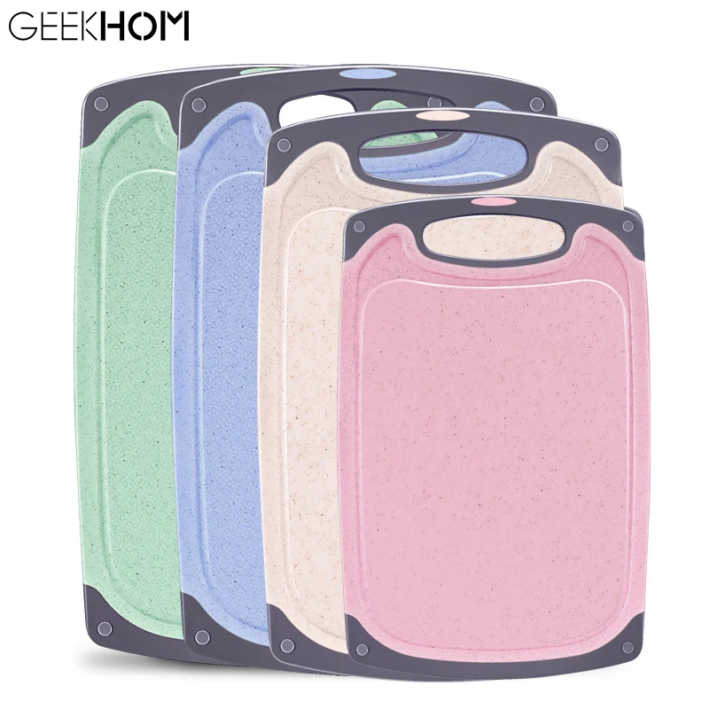 

Plastic Kitchen Chopping Cutting Board Anti-Bacterial Cutting Board Chopping Block Imitation Marble Fruit Vegetable Meat Tools