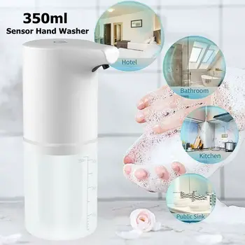 

Automatic Foam Soap Dispenser Charging Infrared Induction Sensor Touchless Kitchen Hand Washer Sanitizer Bathroom Accessories