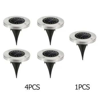 

16 LED Waterproof Solar Buried Lamps Home Outdoor Decor Underground Lights