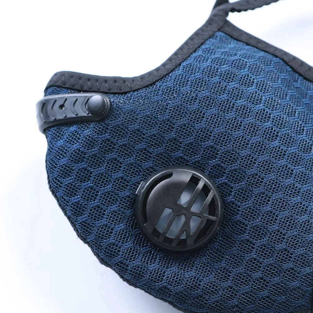 Dust With 4 Filters Half Bicycle Cycling Face Masks Breathable Reusable Activated Carbon Dustproof Respirator #4I13 (5)