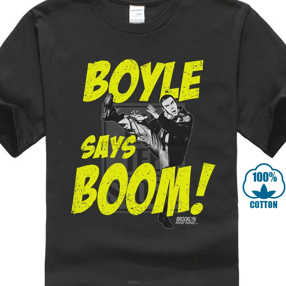 Brooklyn Nine Boom Mens Crew Tee T Shirt Unisex More Size And Colors Summer Famous Clothing Plus |