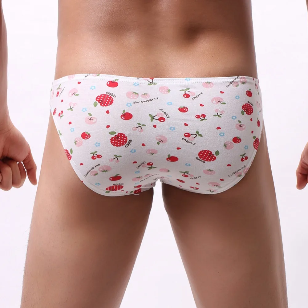 Men's briefs cartoon underwear cotton casual beach shorts men feel comfortable sexy shorts men four seasons briefs 40S24 (12)