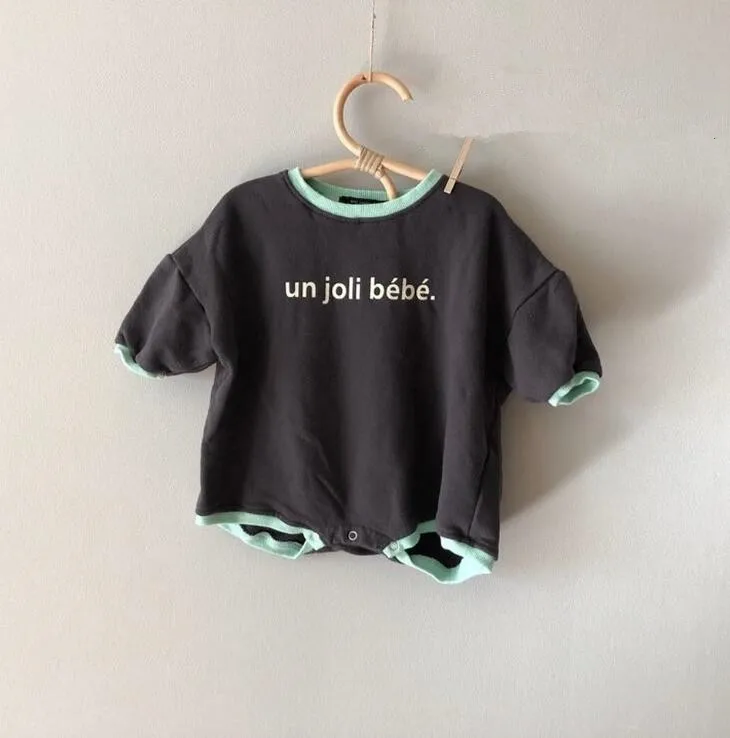 

2019 New Arrival Girls Boys Printed Romper Long Sleeve Fashion Autumn Baby Kids Jumpsuit 0-2t