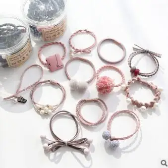 30 компл./лот 12 шт./компл. DIY мульти шары волосы группа костюмы высокопрочный жемчуг резинки для волос Инструменты для укладки аксессуары HA825