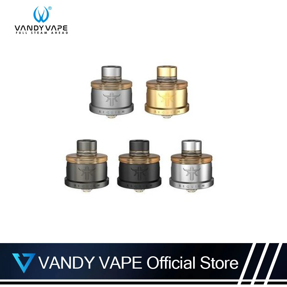 Оригинальная электронная сигарета Vandy Vape Реквием RDA подходит для модели DL/RDL/MTL с