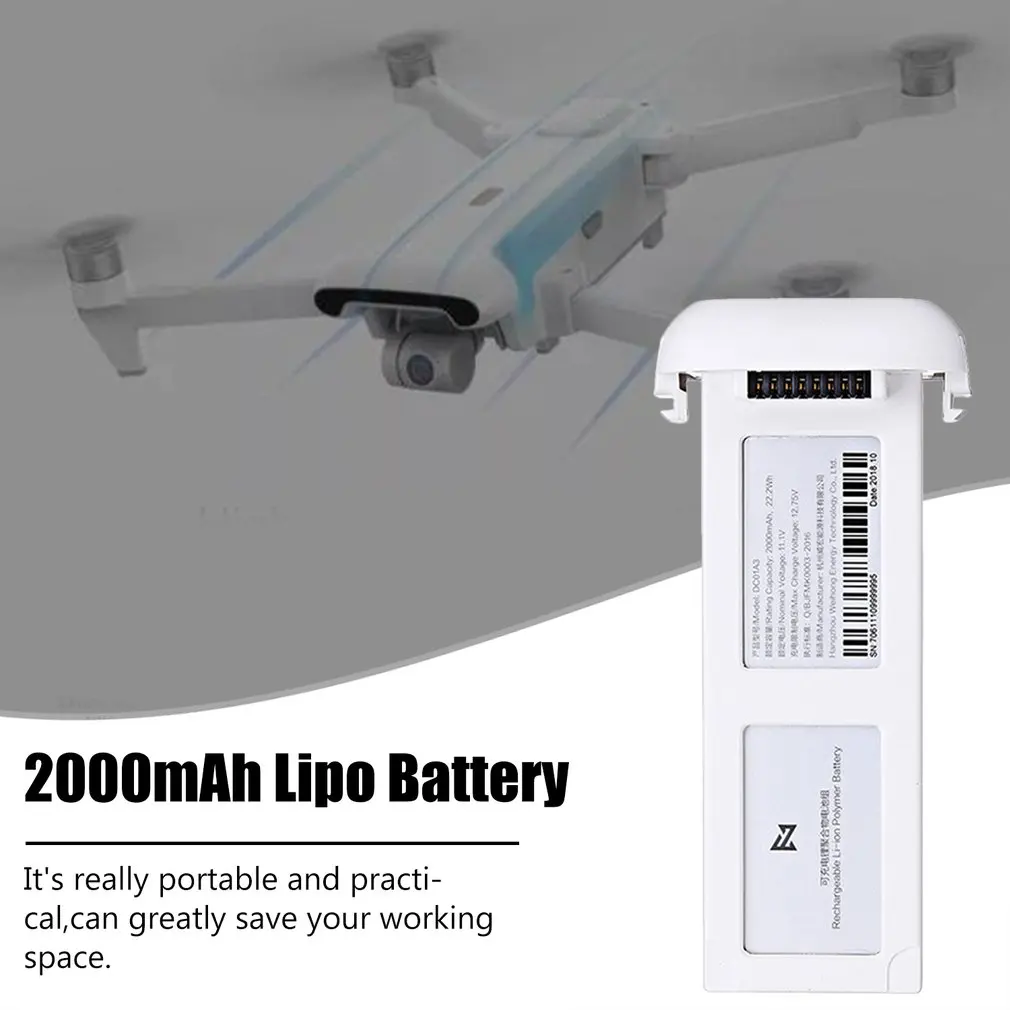 5100MAH Lipo батарея для FIMI 4K FPV RC Дрон запасные части Аксессуары Замена аккумуляторных батарей