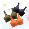 Seamless Girl Gym Sports Bra Women Padded Push Up Wirefree Sport Yoga Bra Plus Size Fitness Yoga Vest Sleeping Running Underwear 1