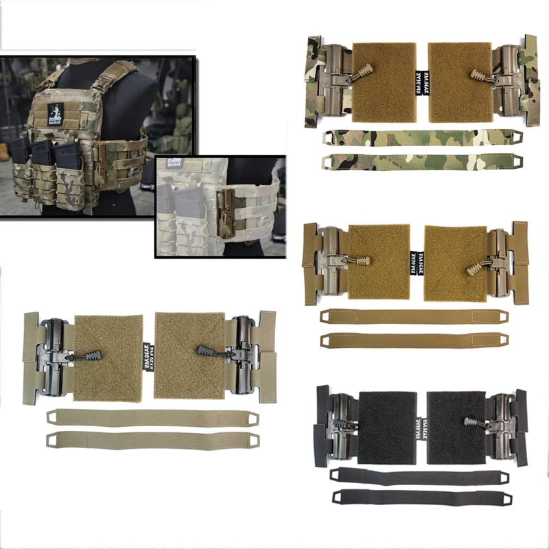 New Tactical Vest Universal Molle Quick Release Buckle Set Cummerbund